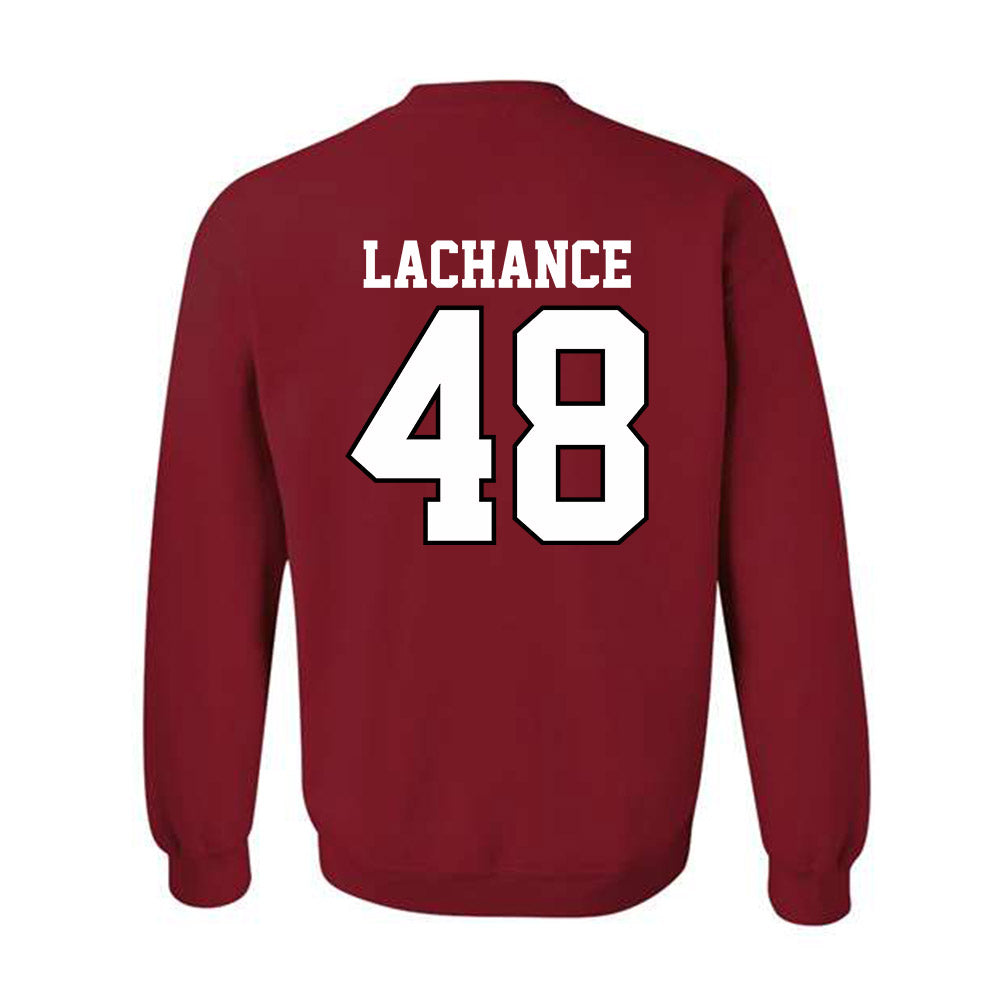 Oklahoma - NCAA Baseball : Deiten Lachance - Classic Shersey Crewneck Sweatshirt-1