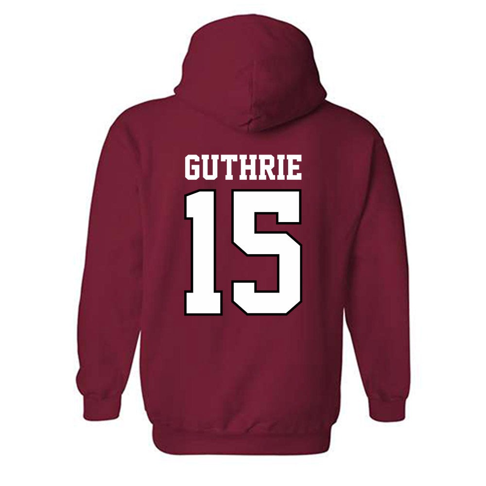 Oklahoma - NCAA Women's Soccer : Aly Guthrie - Classic Shersey Hooded Sweatshirt-1