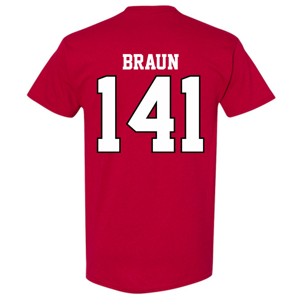 Oklahoma - NCAA Wrestling : Alex Braun - Classic Shersey T-Shirt-1
