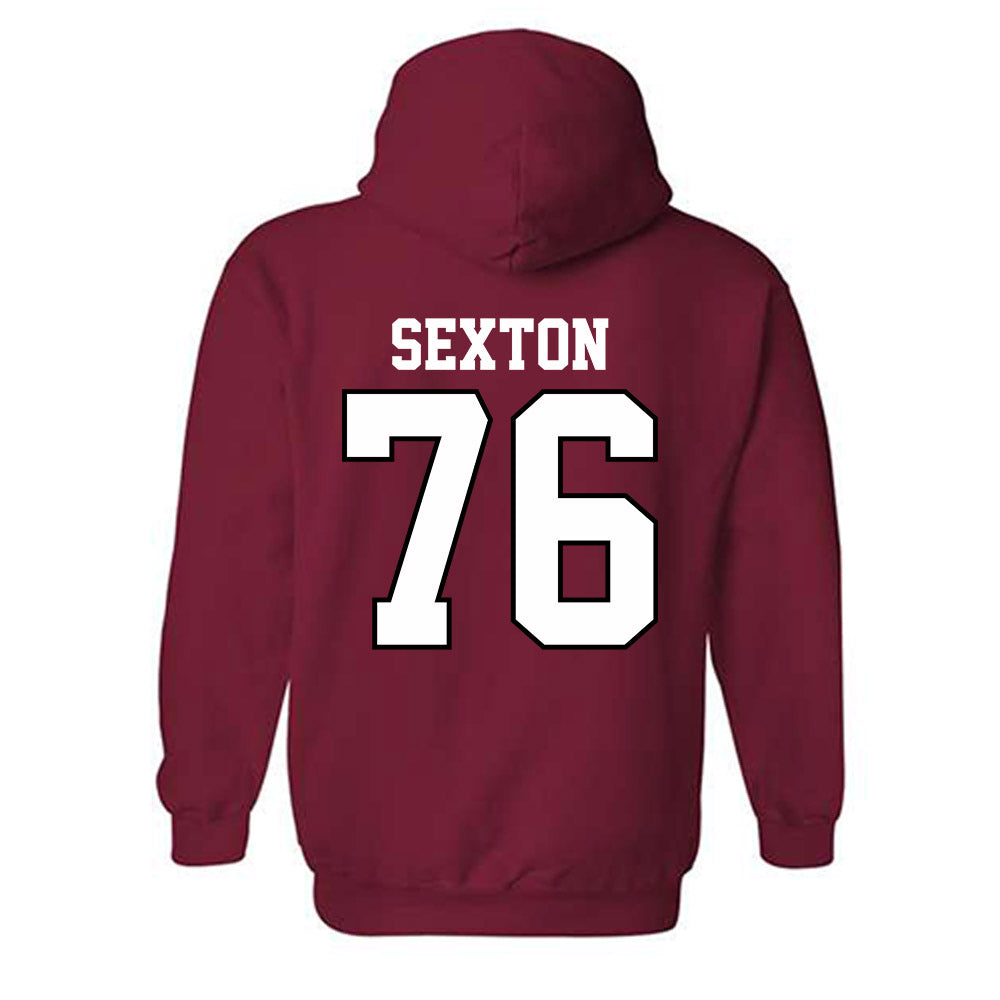 Oklahoma - NCAA Football : Jacob Sexton - Classic Shersey Hooded Sweatshirt-1