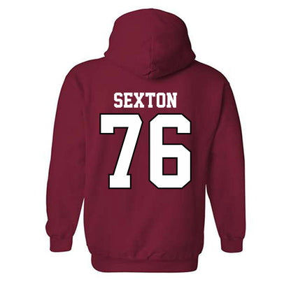 Oklahoma - NCAA Football : Jacob Sexton - Classic Shersey Hooded Sweatshirt-1