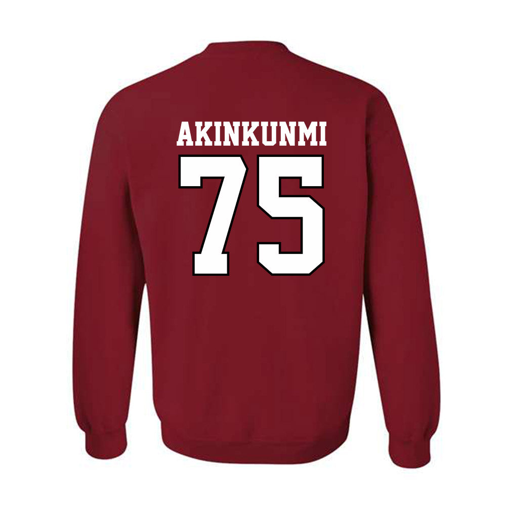 Oklahoma - NCAA Football : Daniel Akinkunmi - Classic Shersey Crewneck Sweatshirt-1