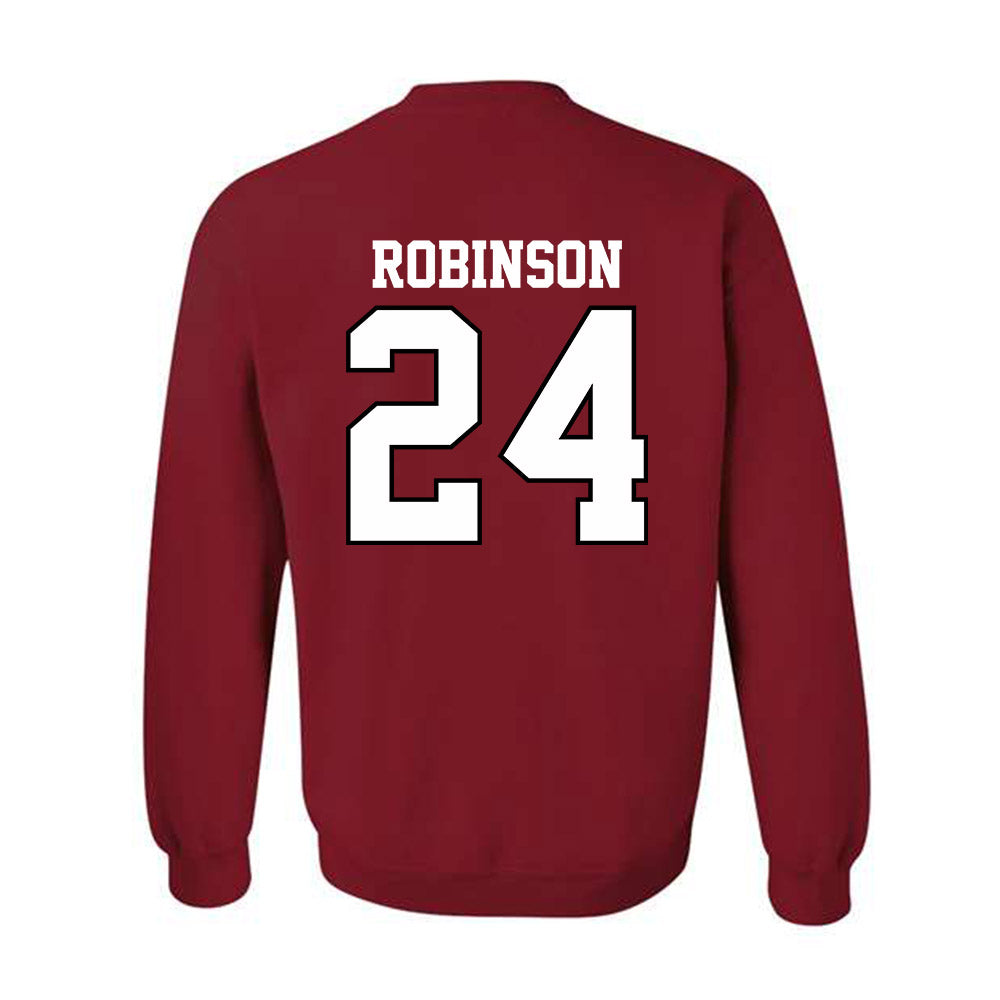 Oklahoma - NCAA Football : Xavier Robinson - Classic Shersey Crewneck Sweatshirt-1