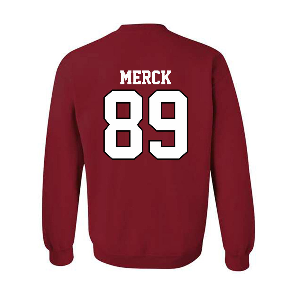 Oklahoma - NCAA Football : Eli Merck - Classic Shersey Crewneck Sweatshirt-1