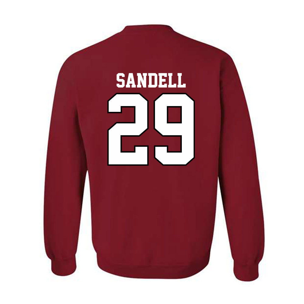 Oklahoma - NCAA Football : Tate Sandell - Classic Shersey Crewneck Sweatshirt-1
