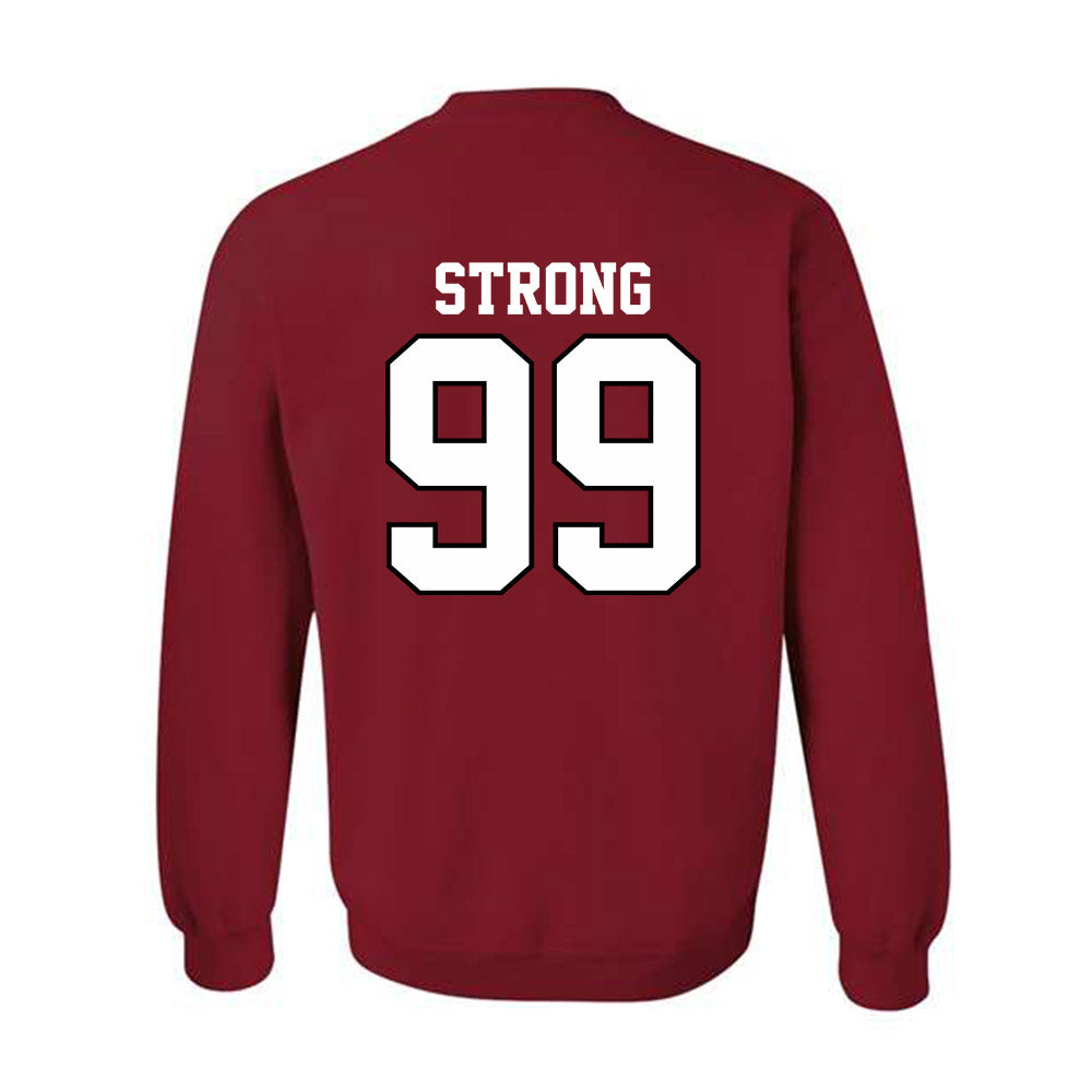 Oklahoma - NCAA Football : Markus Strong - Classic Shersey Crewneck Sweatshirt-1