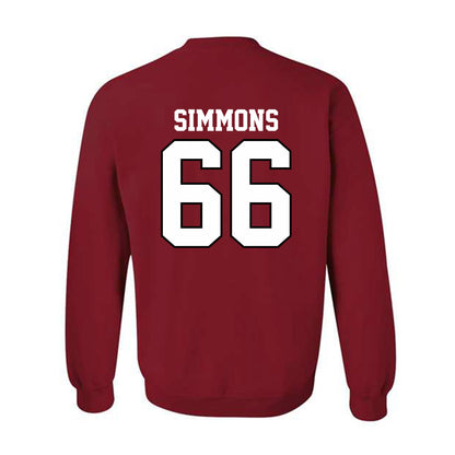 Oklahoma - NCAA Football : Derek Simmons - Classic Shersey Crewneck Sweatshirt-1