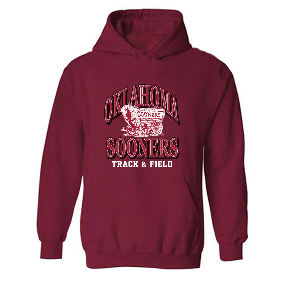 Oklahoma - NCAA Men's Track & Field : Connor Jones - Classic Shersey Hooded Sweatshirt-0