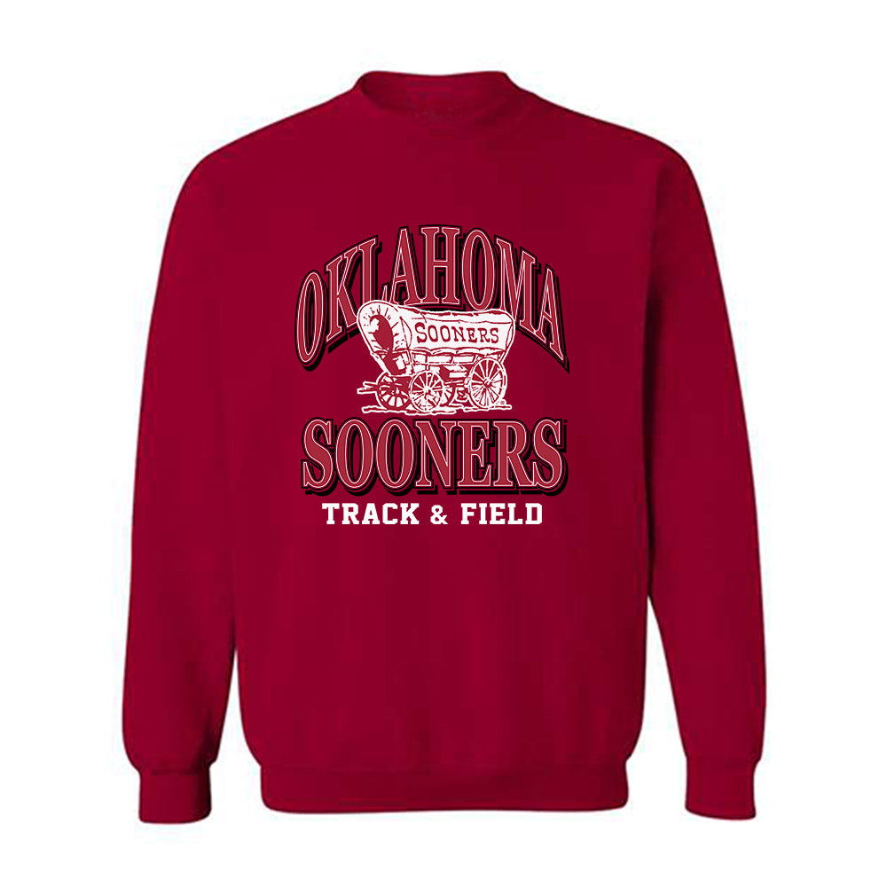 Oklahoma - NCAA Women's Track & Field : Emily Cloutier - Classic Shersey Crewneck Sweatshirt-0
