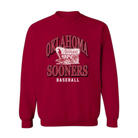Oklahoma - NCAA Baseball : Connor Larkin - Classic Shersey Crewneck Sweatshirt-0