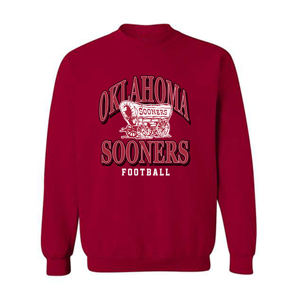 Oklahoma - NCAA Football : Jacob Sexton - Classic Shersey Crewneck Sweatshirt-0