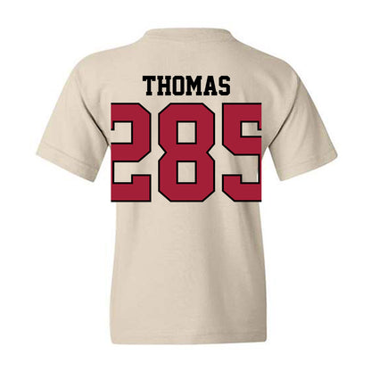 Oklahoma - NCAA Wrestling : Ricky Thomas - Classic Shersey Youth T-Shirt-1