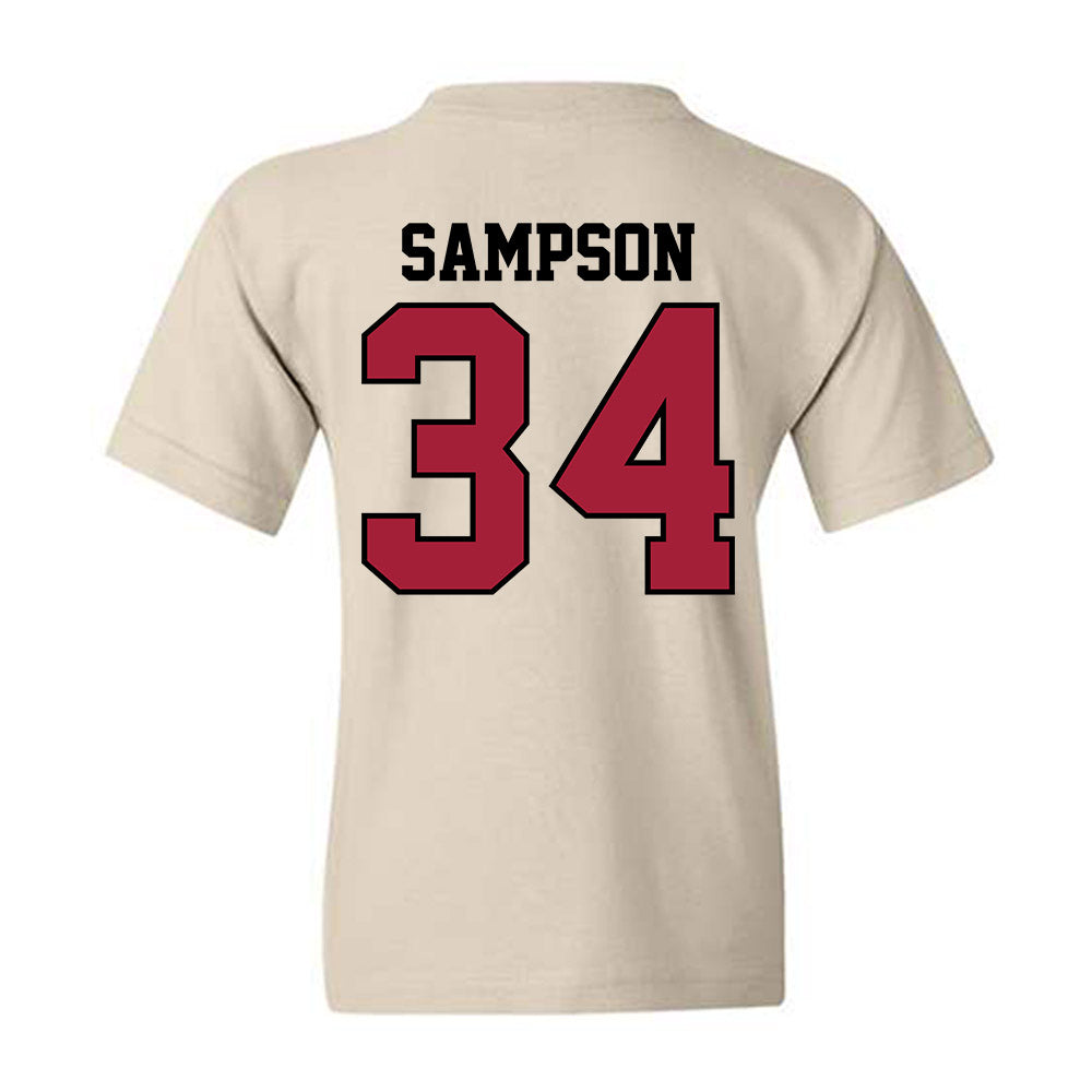 Oklahoma - NCAA Baseball : Beau Sampson - Classic Shersey Youth T-Shirt-1