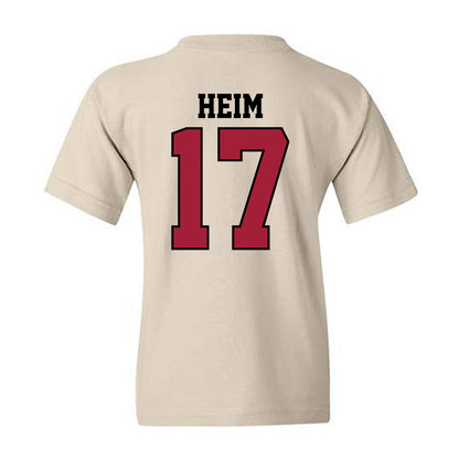 Oklahoma - NCAA Football : Taylor Heim - Classic Shersey Youth T-Shirt-1