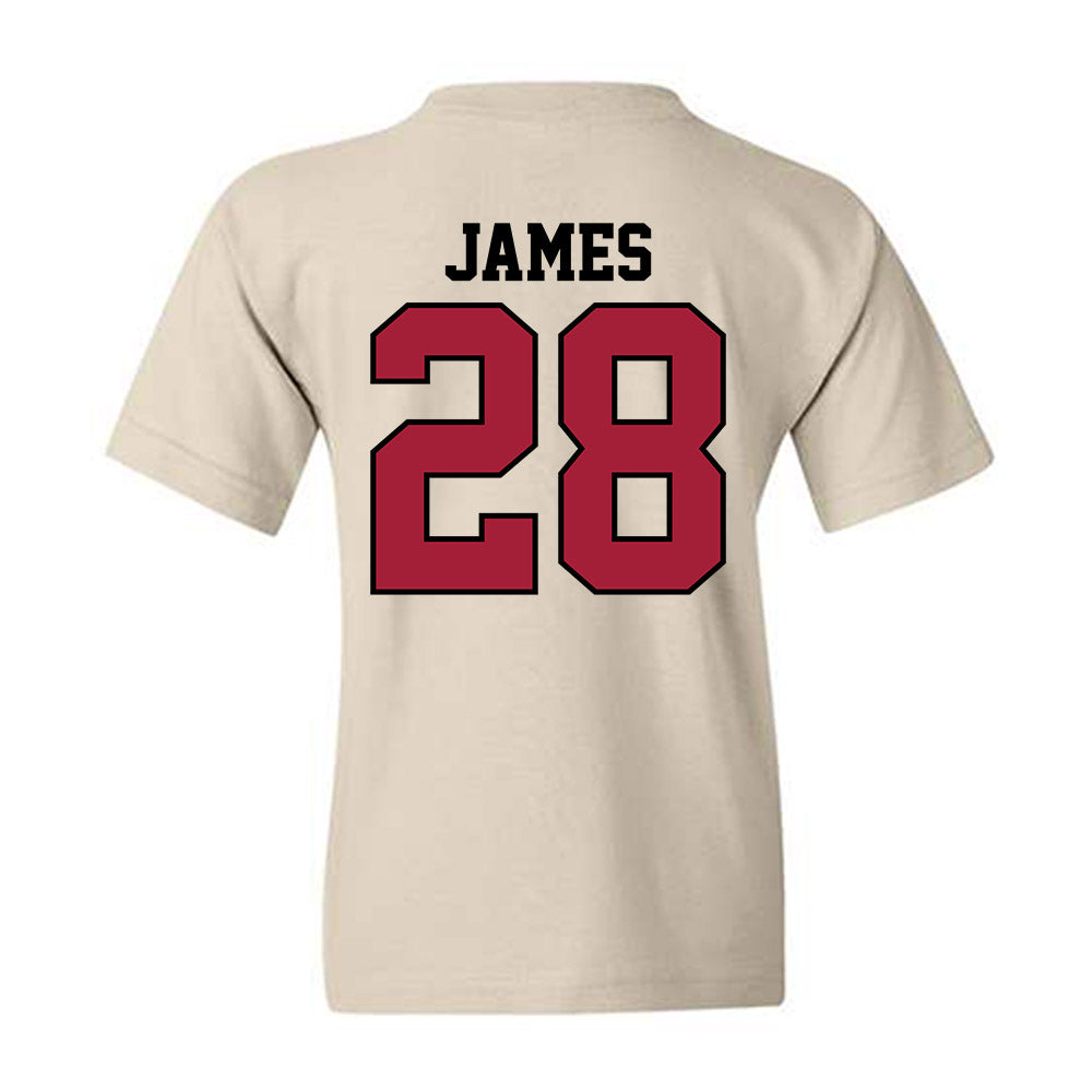 Oklahoma - NCAA Football : Marcus James - Classic Shersey Youth T-Shirt-1