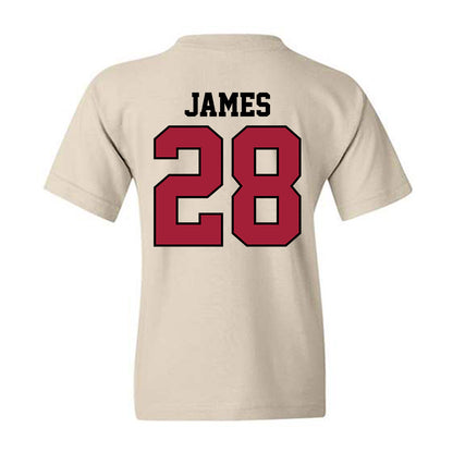 Oklahoma - NCAA Football : Marcus James - Classic Shersey Youth T-Shirt-1