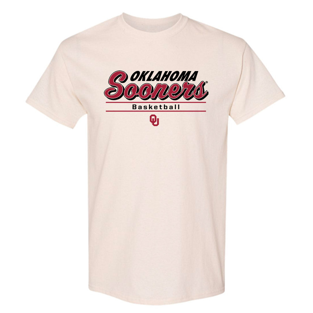 Oklahoma - NCAA Men's Basketball : Derrion Reid - Classic Shersey T-Shirt-0