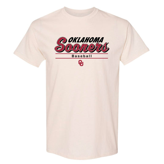 Oklahoma - NCAA Baseball : Leighton Mercurius - Classic Shersey T-Shirt-0