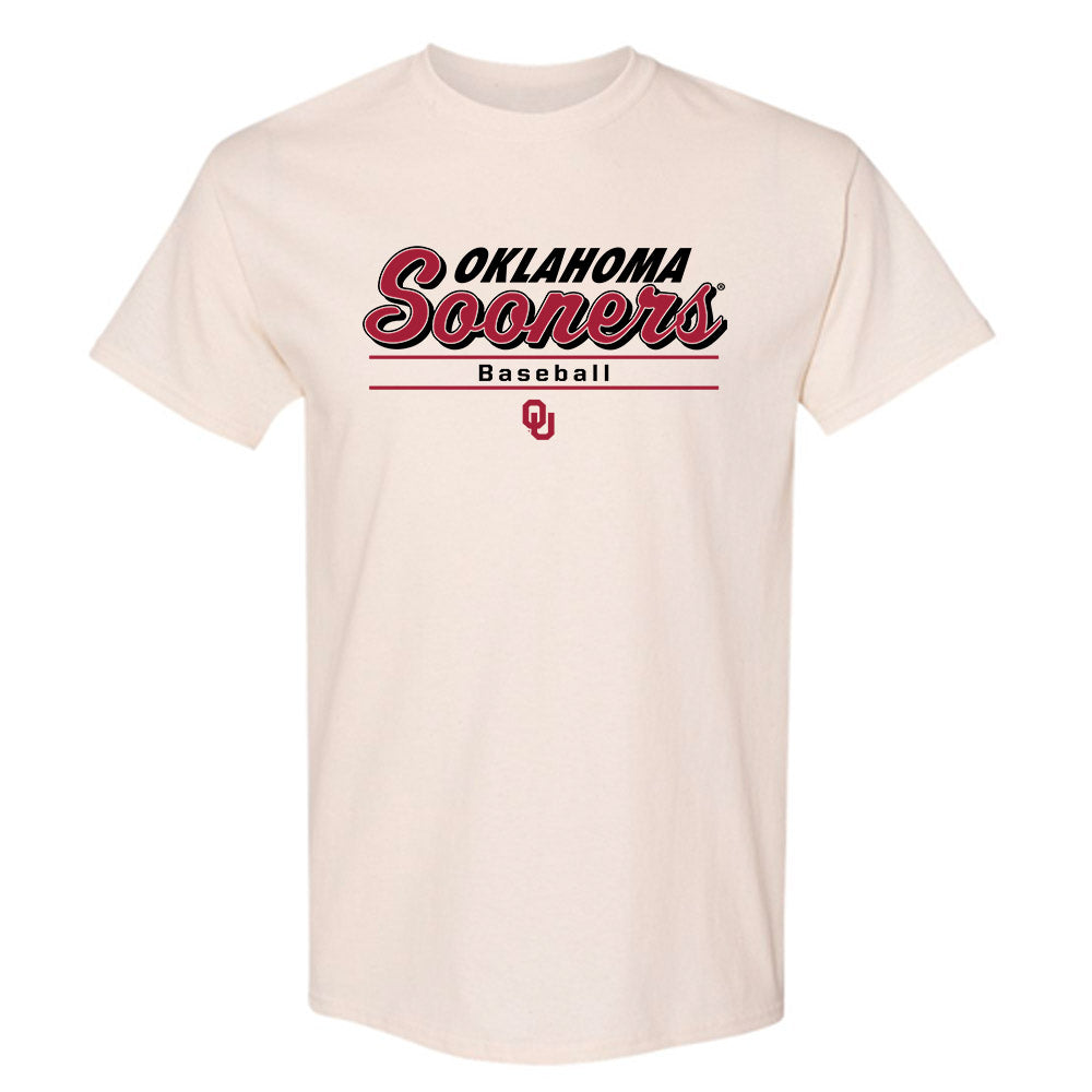 Oklahoma - NCAA Baseball : Myles Davis - Classic Shersey T-Shirt-0