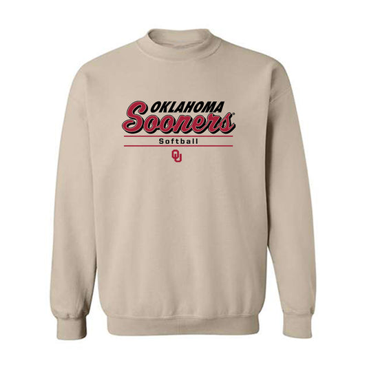 Oklahoma - NCAA Softball : Riley Ludlam - Crewneck Sweatshirt Classic Shersey