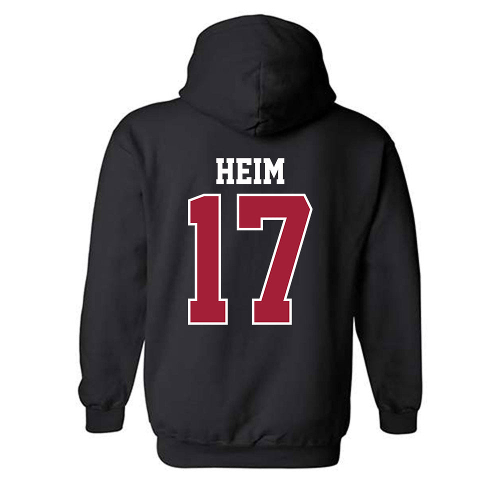 Oklahoma - NCAA Football : Taylor Heim - Classic Shersey Hooded Sweatshirt-1