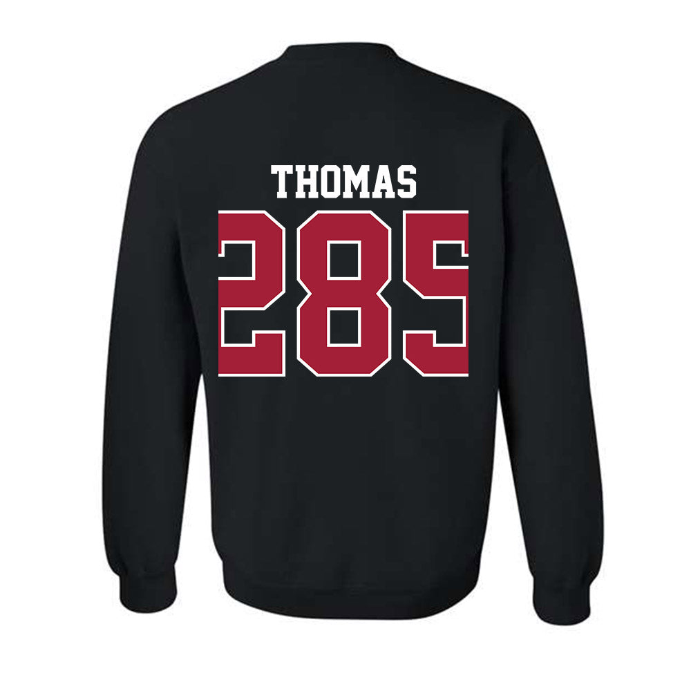 Oklahoma - NCAA Wrestling : Ricky Thomas - Classic Shersey Crewneck Sweatshirt-1