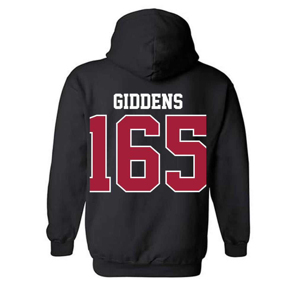 Oklahoma - NCAA Wrestling : Clay Giddens - Classic Shersey Hooded Sweatshirt-1