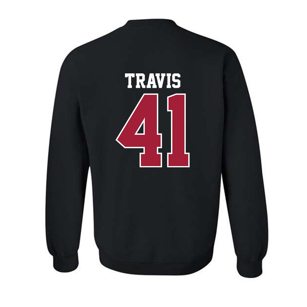 Oklahoma - NCAA Football : Barrett Travis - Classic Shersey Crewneck Sweatshirt-1