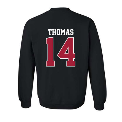 Oklahoma - NCAA Football : Elijah Thomas - Classic Shersey Crewneck Sweatshirt-1