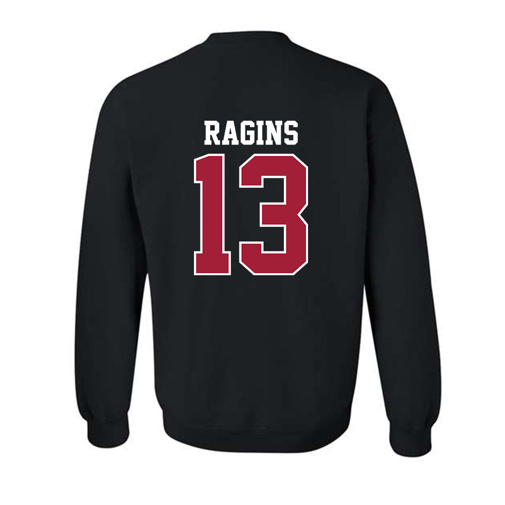 Oklahoma - NCAA Football : Zion Ragins - Classic Shersey Crewneck Sweatshirt-1