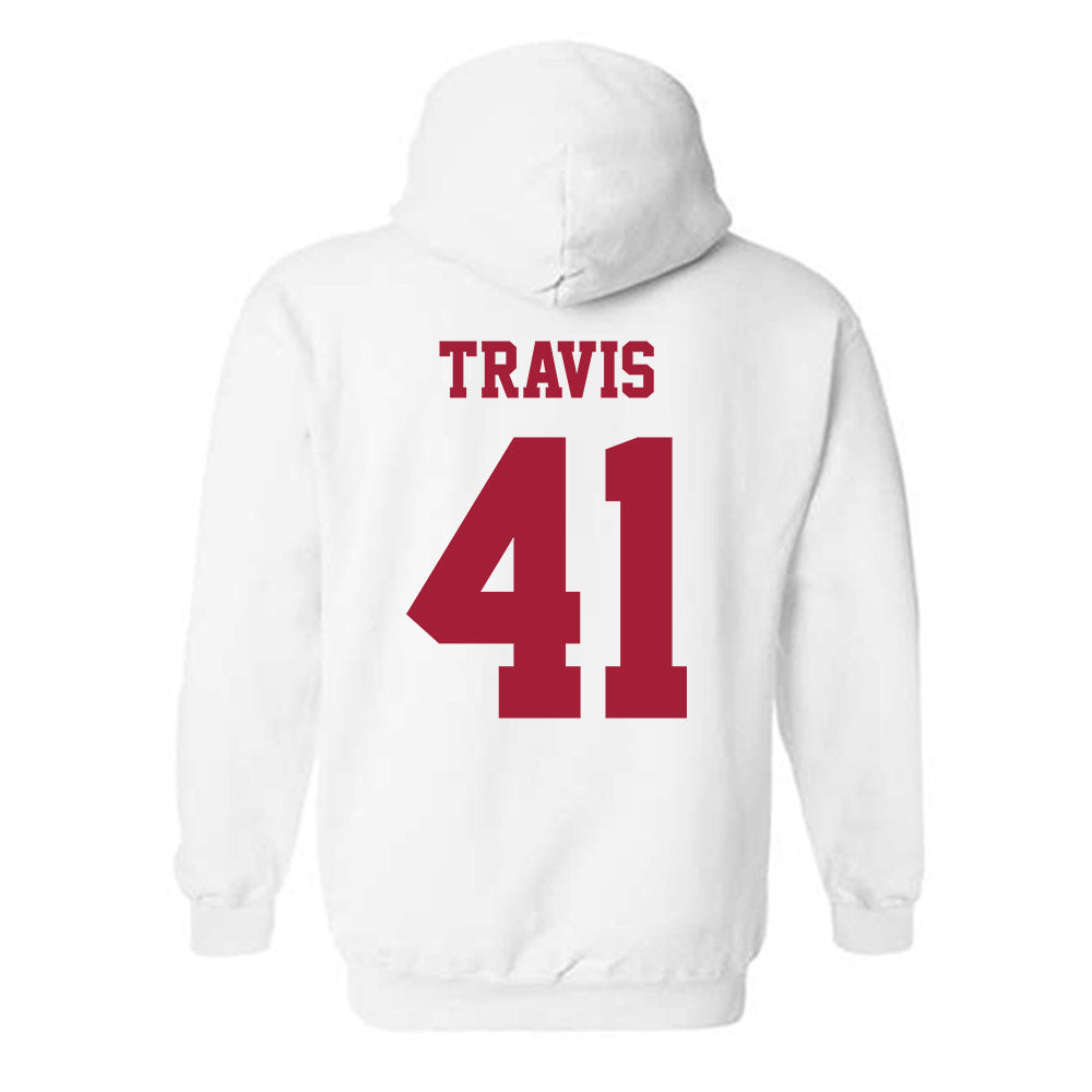Oklahoma - NCAA Football : Barrett Travis - Classic Shersey Hooded Sweatshirt-1