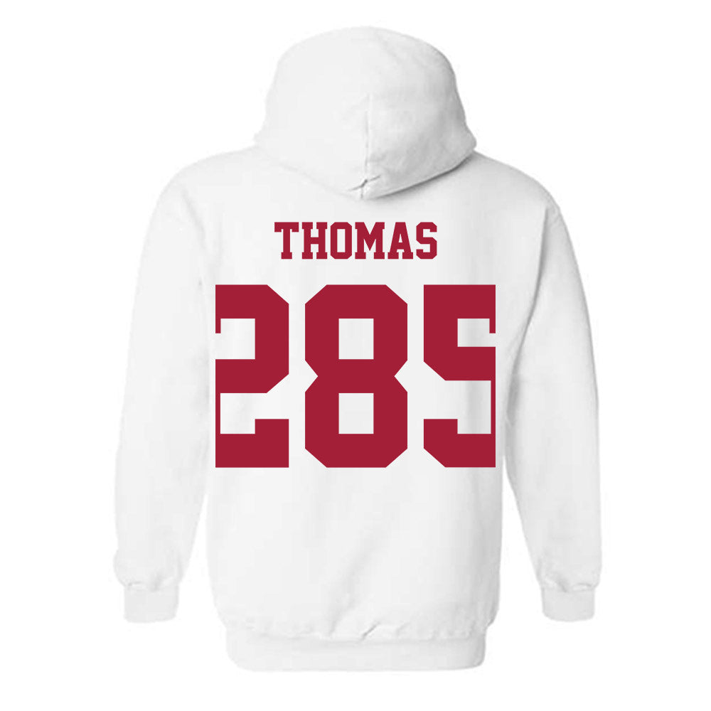 Oklahoma - NCAA Wrestling : Ricky Thomas - Classic Shersey Hooded Sweatshirt-1