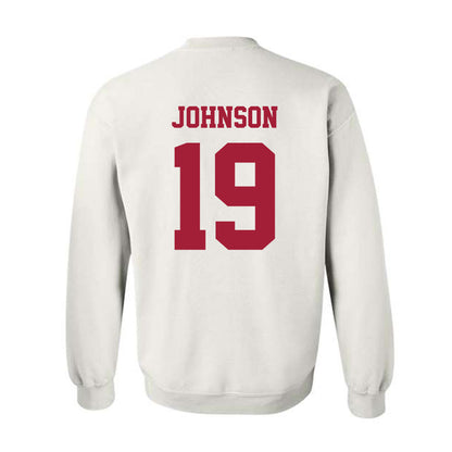 Oklahoma - NCAA Football : Jacobe Johnson - Classic Shersey Crewneck Sweatshirt-1