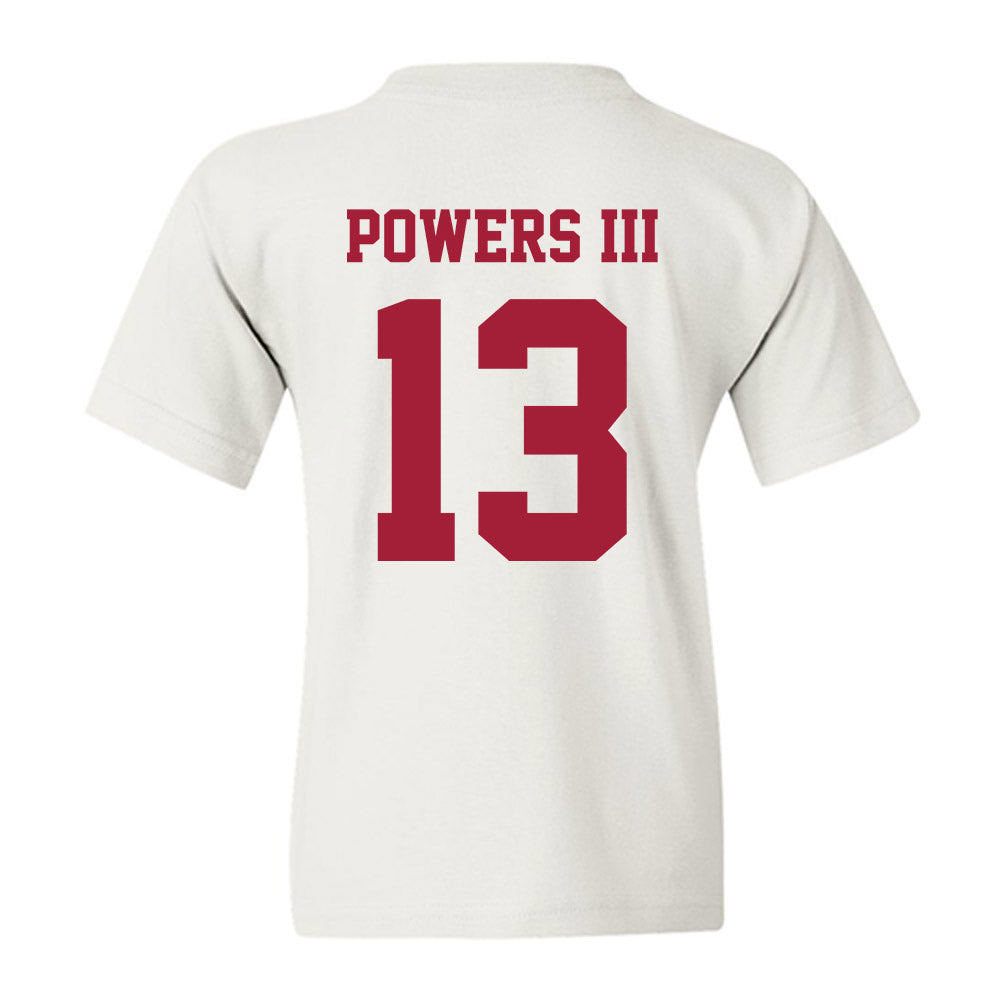 Oklahoma - NCAA Football : Reggie Powers III - Classic Shersey Youth T-Shirt-1