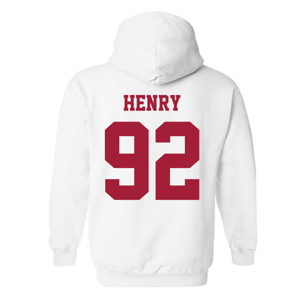 Oklahoma - NCAA Football : Jacob Henry - Classic Shersey Hooded Sweatshirt-1