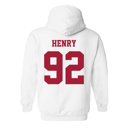 Oklahoma - NCAA Football : Jacob Henry - Classic Shersey Hooded Sweatshirt-1