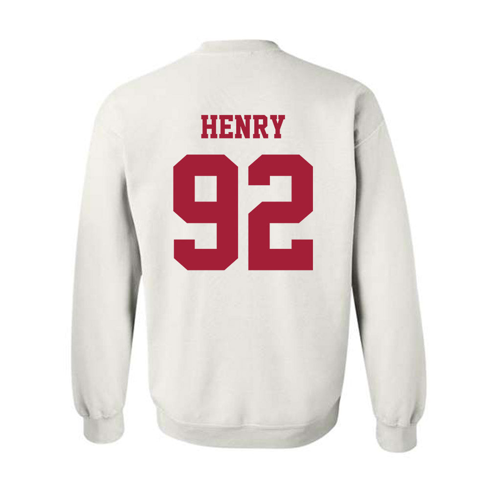 Oklahoma - NCAA Football : Jacob Henry - Classic Shersey Crewneck Sweatshirt-1