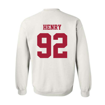 Oklahoma - NCAA Football : Jacob Henry - Classic Shersey Crewneck Sweatshirt-1