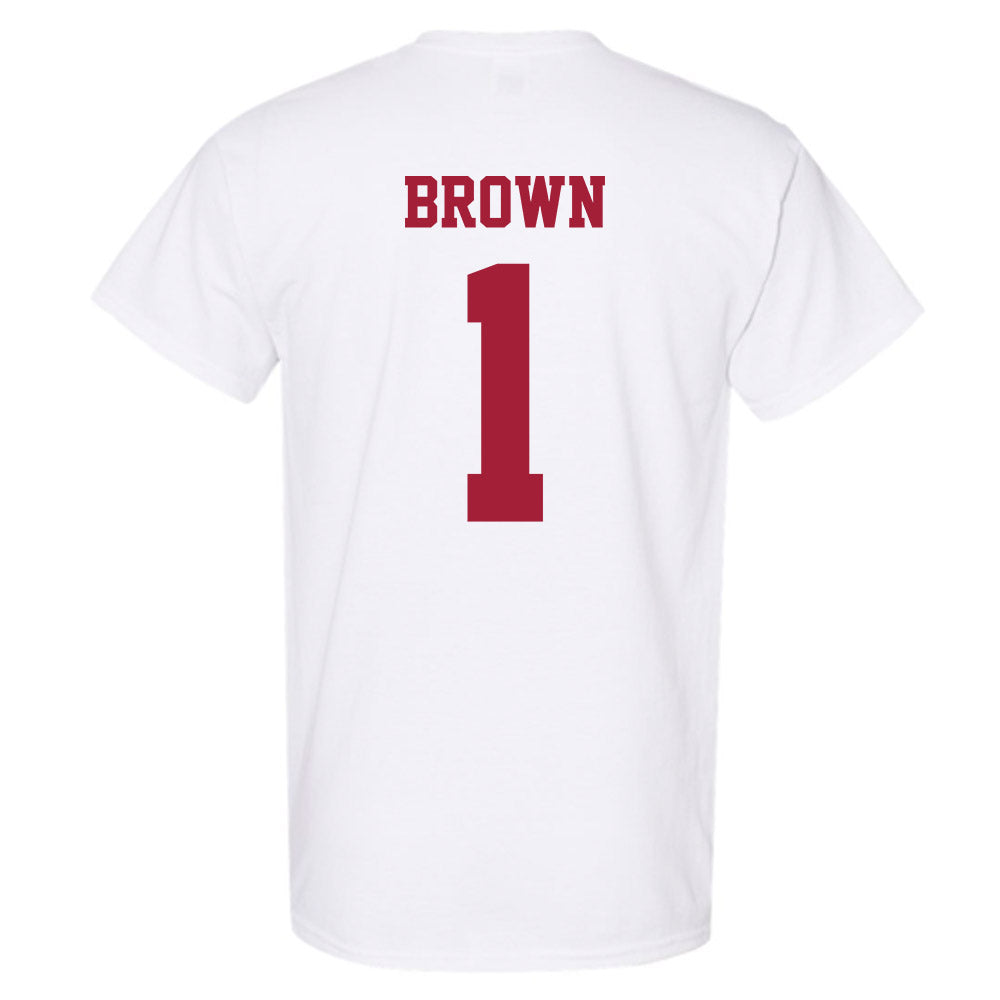 Oklahoma - NCAA Men's Basketball : Xzayvier Brown - Classic Shersey T-Shirt-1
