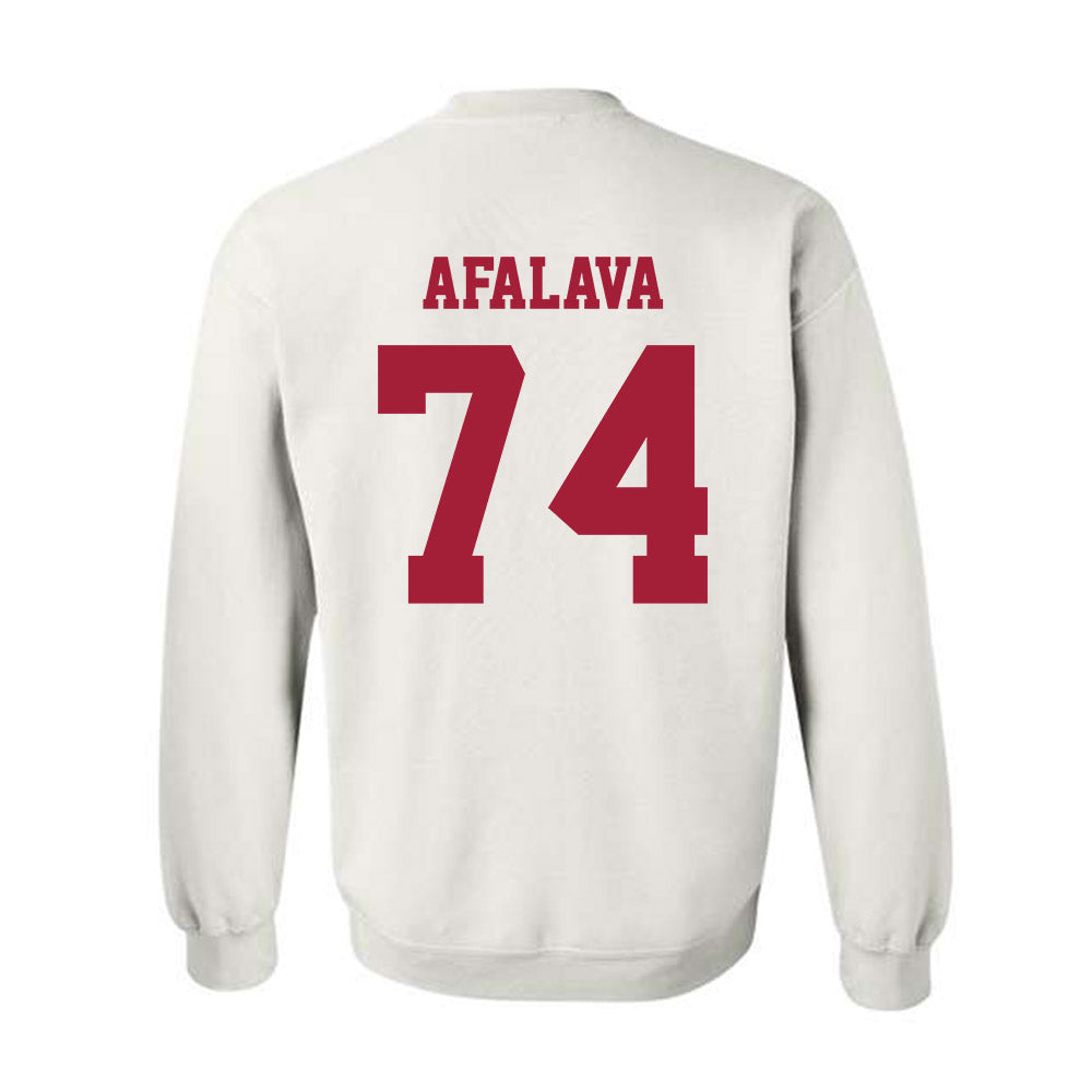 Oklahoma - NCAA Football : Darius Afalava - Classic Shersey Crewneck Sweatshirt-1