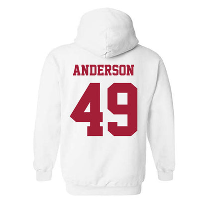 Oklahoma - NCAA Football : Ben Anderson - Classic Shersey Hooded Sweatshirt-1