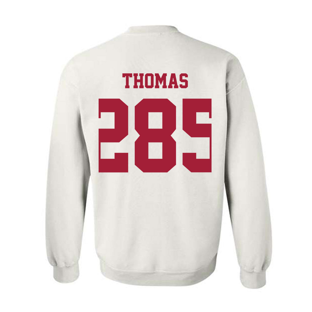 Oklahoma - NCAA Wrestling : Ricky Thomas - Classic Shersey Crewneck Sweatshirt-1
