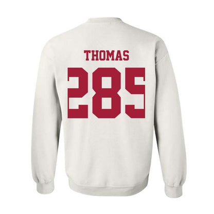 Oklahoma - NCAA Wrestling : Ricky Thomas - Classic Shersey Crewneck Sweatshirt-1