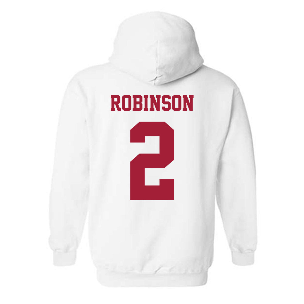 Oklahoma - NCAA Football : Omarion Robinson - Classic Shersey Hooded Sweatshirt-1