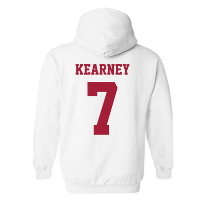Oklahoma - NCAA Football : Zion Kearney - Classic Shersey Hooded Sweatshirt-1