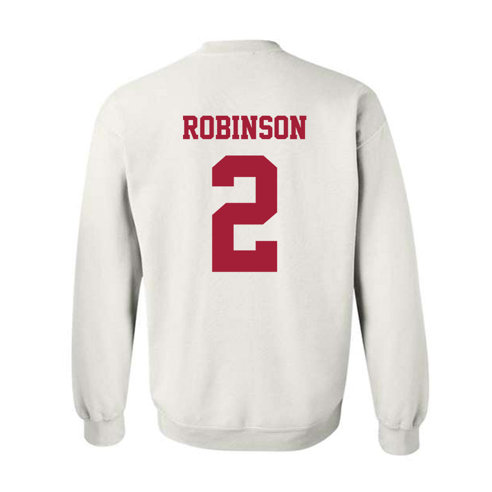 Oklahoma - NCAA Football : Omarion Robinson - Classic Shersey Crewneck Sweatshirt-1