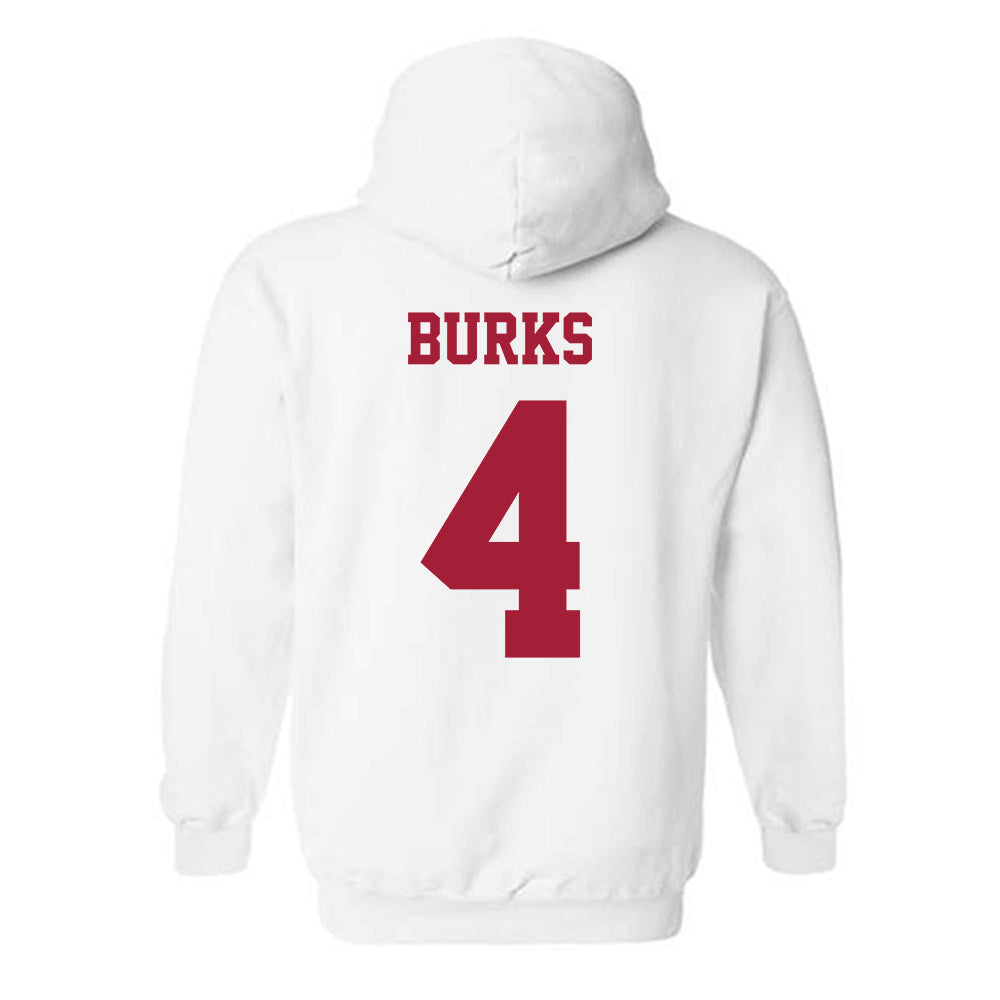 Oklahoma - NCAA Football : Deion Burks - Classic Shersey Hooded Sweatshirt-1