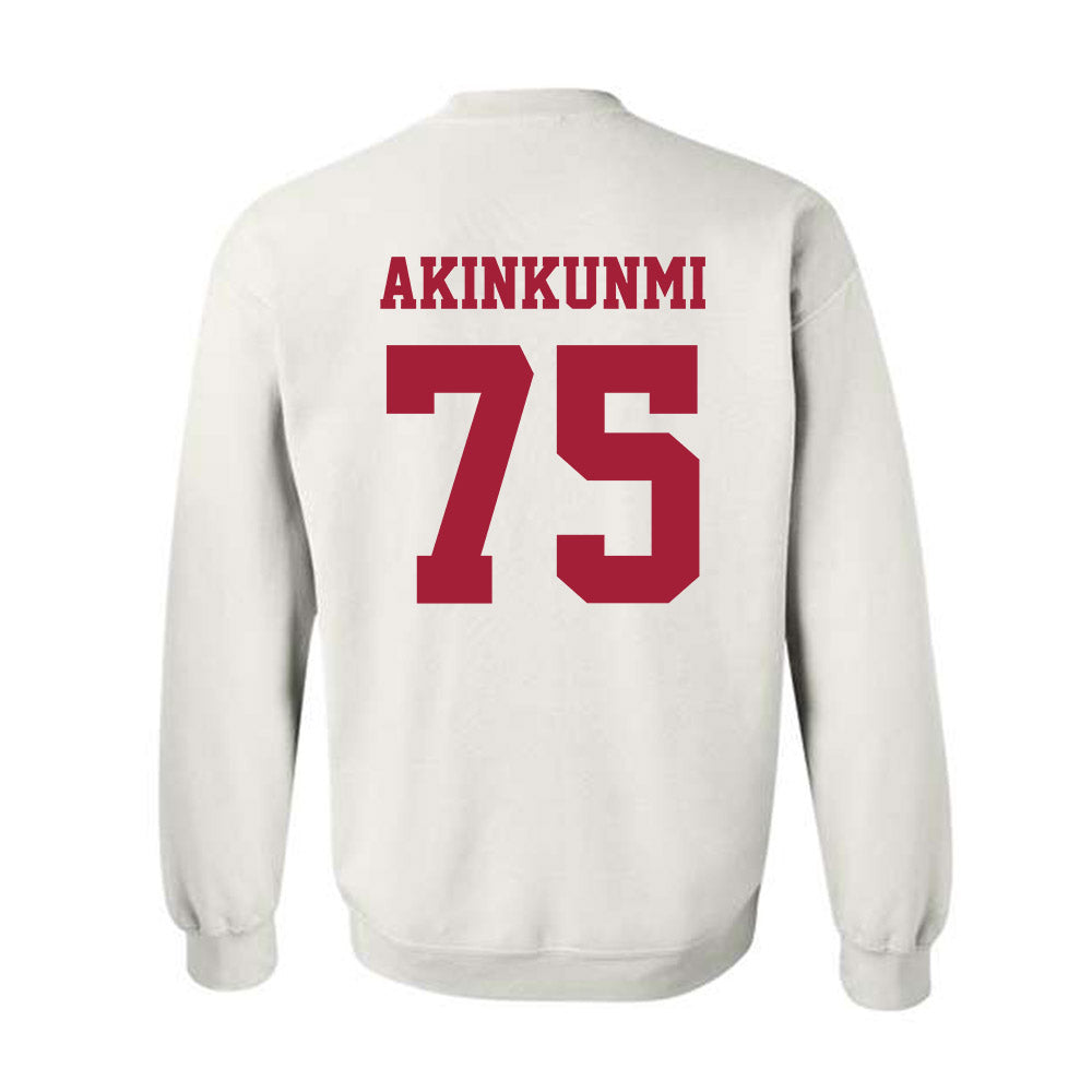 Oklahoma - NCAA Football : Daniel Akinkunmi - Classic Shersey Crewneck Sweatshirt-1