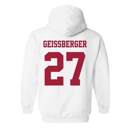  - NCAA Women's Volleyball : Kari Geissberger - Classic Shersey Hooded Sweatshirt-1