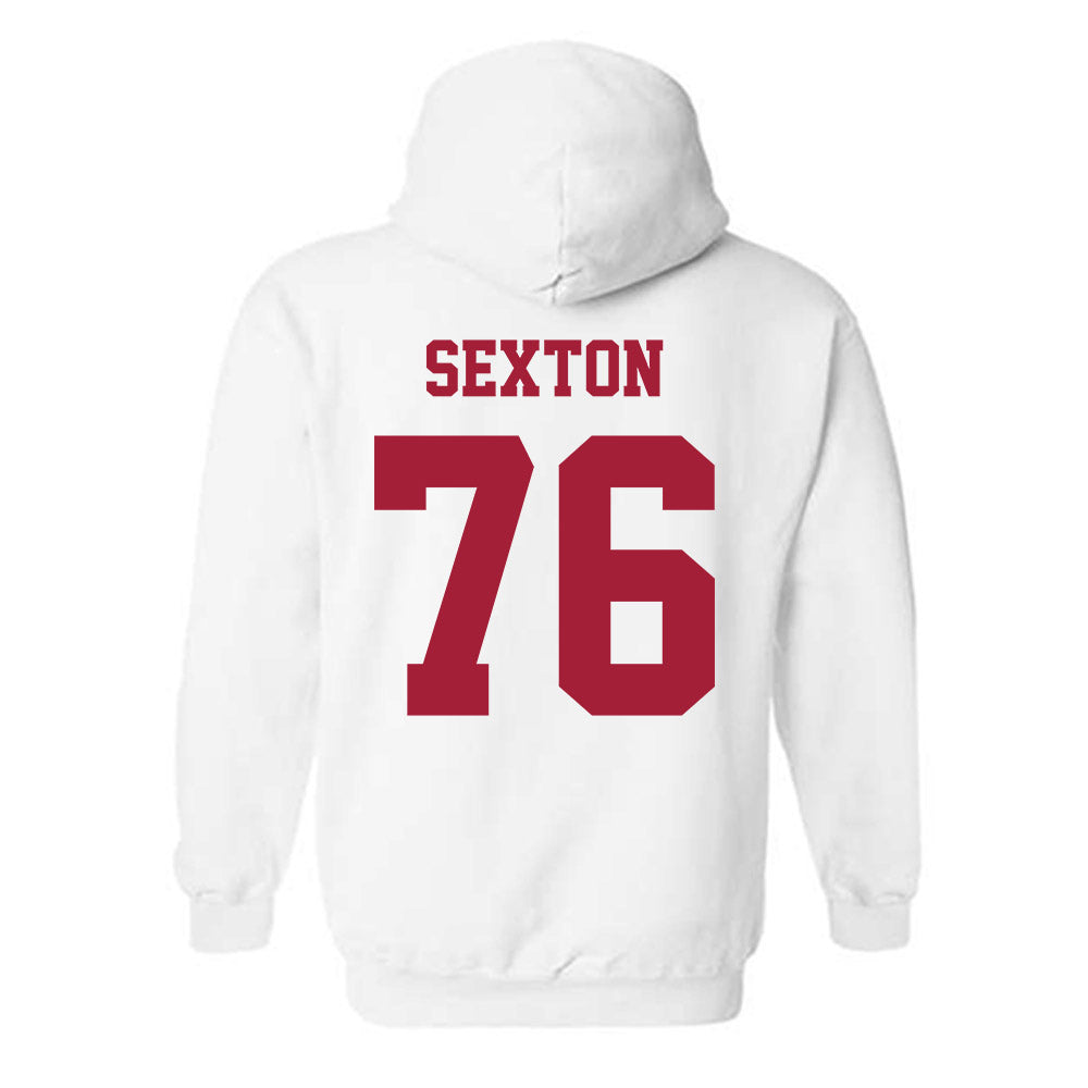 Oklahoma - NCAA Football : Jacob Sexton - Classic Shersey Hooded Sweatshirt-1
